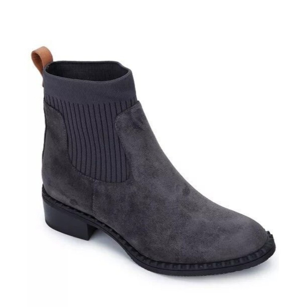 Gentle Souls by Kenneth Cole  Best Chelsea Sock Bootie Charcoal Women's US 6